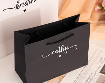 Personalised Thank You Gift Bag | Wedding Bridesmaid & Birthday Party Bag, All Special Occasion Party Favor Bags