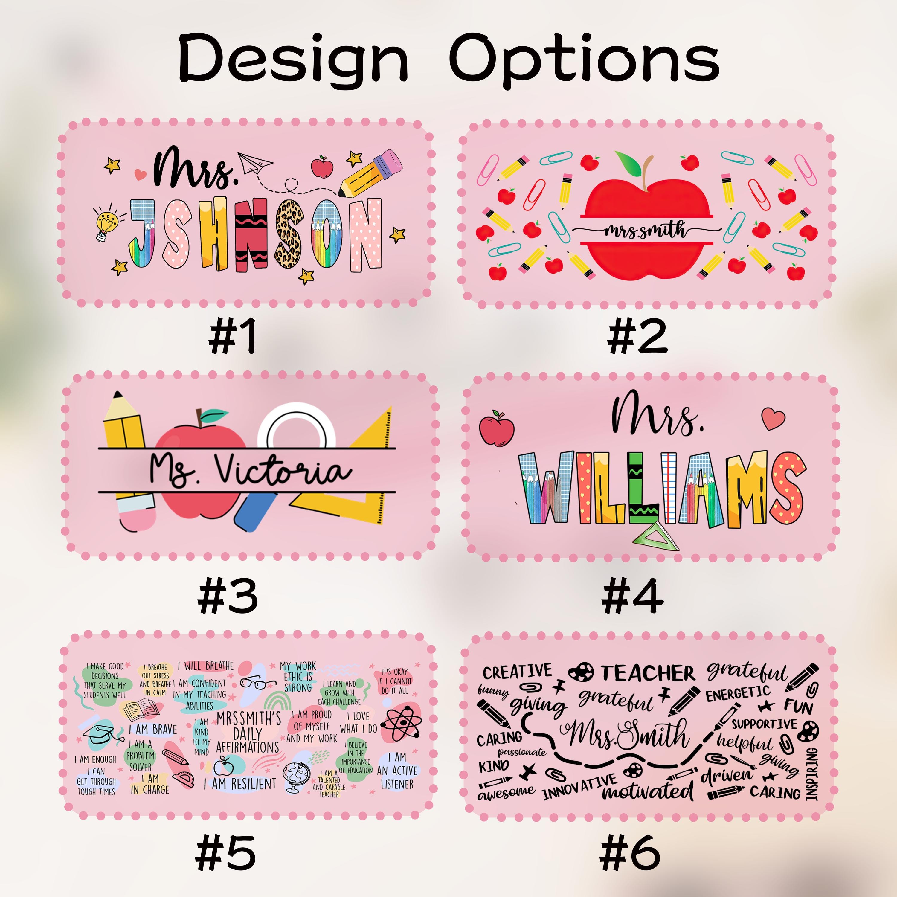 Personalized Teacher Office Bag, Custom Name Pencil Bags, Back to ...