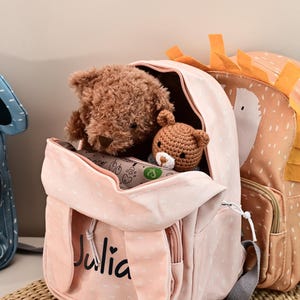 Personalized Children&#39;s Backpack With Name, Kindergarten Backpack, Nursery Kids Backpack, Cartoon Kids Backpack, Kids Back To School Gift