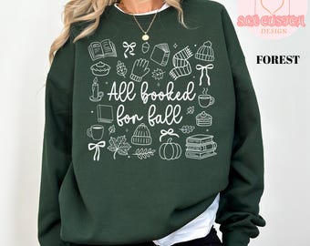 Book Lover Fall Sweatshirt: Bookish Literary Graphic Tee