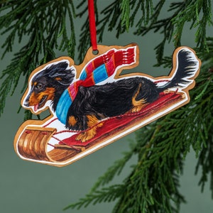 Weiner dog cheap ornaments
