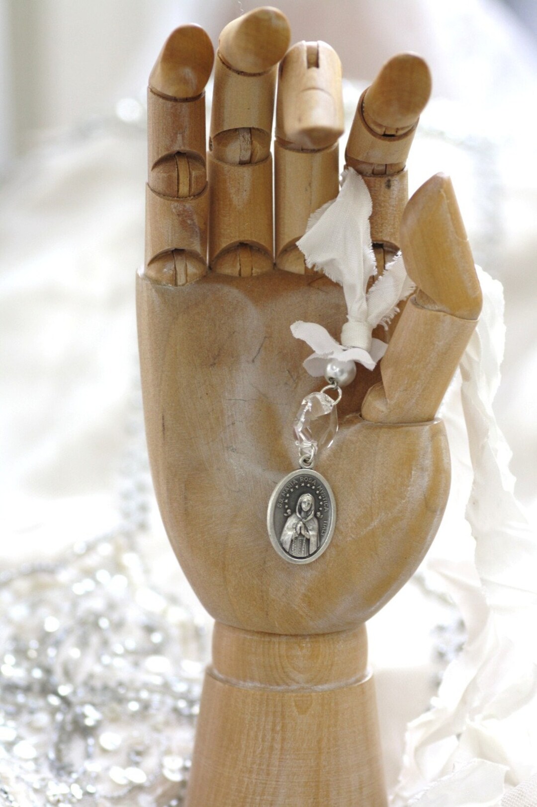 Saint Maria - Silk Prayer Ribbon - Etsy