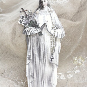 graceful Mary a religious paper doll image 5