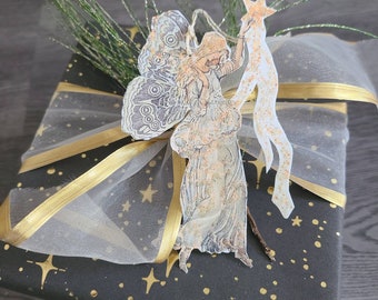 Catch a Falling Star Fairy series - Jewel - gift tag set