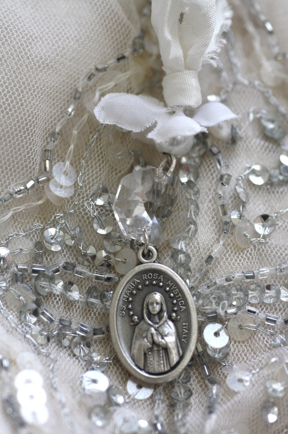 Saint Maria - Silk Prayer Ribbon - Etsy