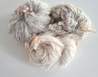 soft little luxuries - handspun yarn - studio destash
