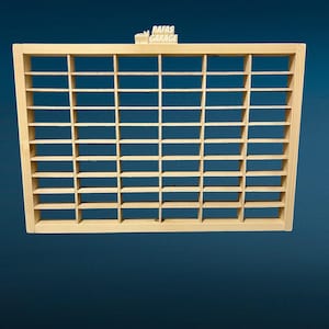 Wooden Hot Wheels Display Case: 60 Car Storage - Kids & Collectors and 3D Signs Shelf with 3D Sign