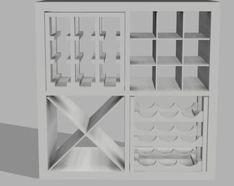IKEA Kallax Wine Rack Insert, 9–12 Bottle Storage - Etsy