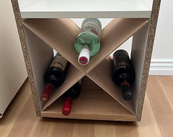 Diy Wine Rack Ikea Kallax Wine Wine Rack For IKEA Kallax Custom