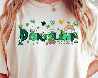 Disneyland St. Patricks Tag Shirt, Disney Kids St. Patricks Tag Shirt, Disneyland Magic Kingdom Shamrock Tee, Mädchen St. Patricks Tag T-Shirt