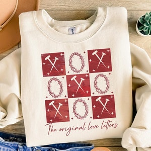 Sudadera con letras de amor originales, sudadera de San Valentín para mujer, camiseta cristiana de San Valentín, camiseta con versículo bíblico, camiseta XOXO, camiseta de amor religioso