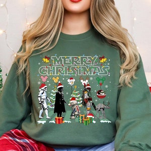 Star Wars Family Christmas Shirt, Galaxy Wars Christmas Shirt, Disney Xmas Gift Shirt, Galaxy's Edge Holiday Shirt,Disneyland Christmas Gift