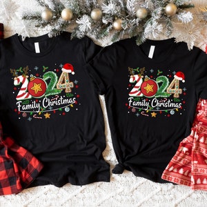 2024 family Christmas shirt, Matching Family Christmas Shirts, Christmas Family Pajamas, Christmas Pjs, Family Christmas Sweatshirt