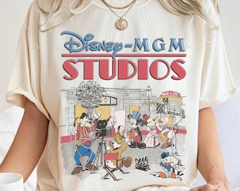Camisetas retro de Disney MGM Studios, camisetas de Hollywood Studios, camisetas vintage de la familia Disney, camisetas de Disneyworld, camisetas de viajes a Disney, camisetas de Disney