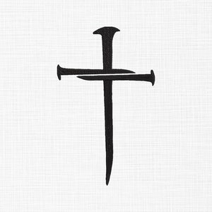 Cross Embroidery Design Cristian Cross Machine Embroidery Files, Jesus Christian, Cross, Faith, Church, Religious, 9 sizes Digital Download