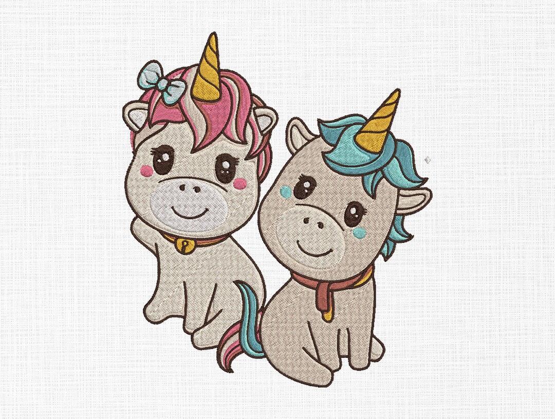 Sweet Cuddleè Unicorn Embroidery Girl Set (2 pcs)