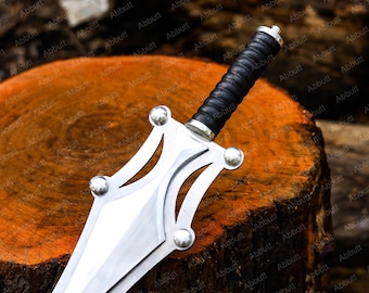 Handmade Stainless steel Power Sword Replica with Leather sheath