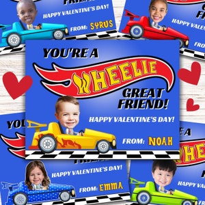 Saint Valentin Voiture De Course, Saint Valentin Voiture, Saint Valentin Pour Enfants, Saint Valentin Wheelie, Cartes De Saint Valentin Pour Garçons De Voiture De Course, Cartes De Saint Valentin Pour Enfants
