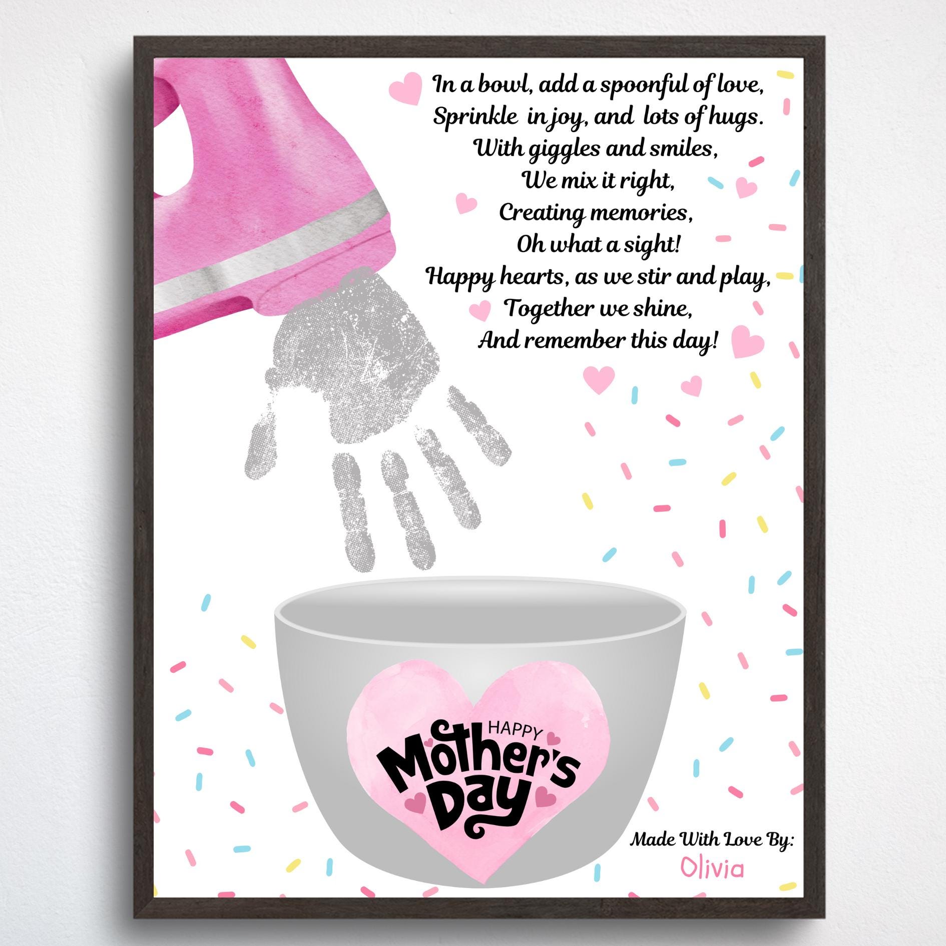 David cutler　mothers love 飾り絵 Happy Mother's Day!