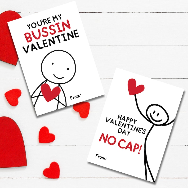 Tween Valentine Cards, Slang Kids Valentines Day Cards, Funny ...