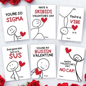 Tween-Valentinstagskarten, Slang-Kinder-Valentinstagskarten, lustige Valentinsgrüße, Teen Boys-Valentinsgrüße, Slang-Valentinstagskarten, Bruh-Valentinstagskarte