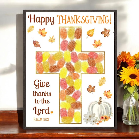 Thanksgiving Sunday School Craft for Kids, Thanksgiving Printable Bible Activity, Christian Fall Crafts, Daycare Preschool Kindergarten PreK
