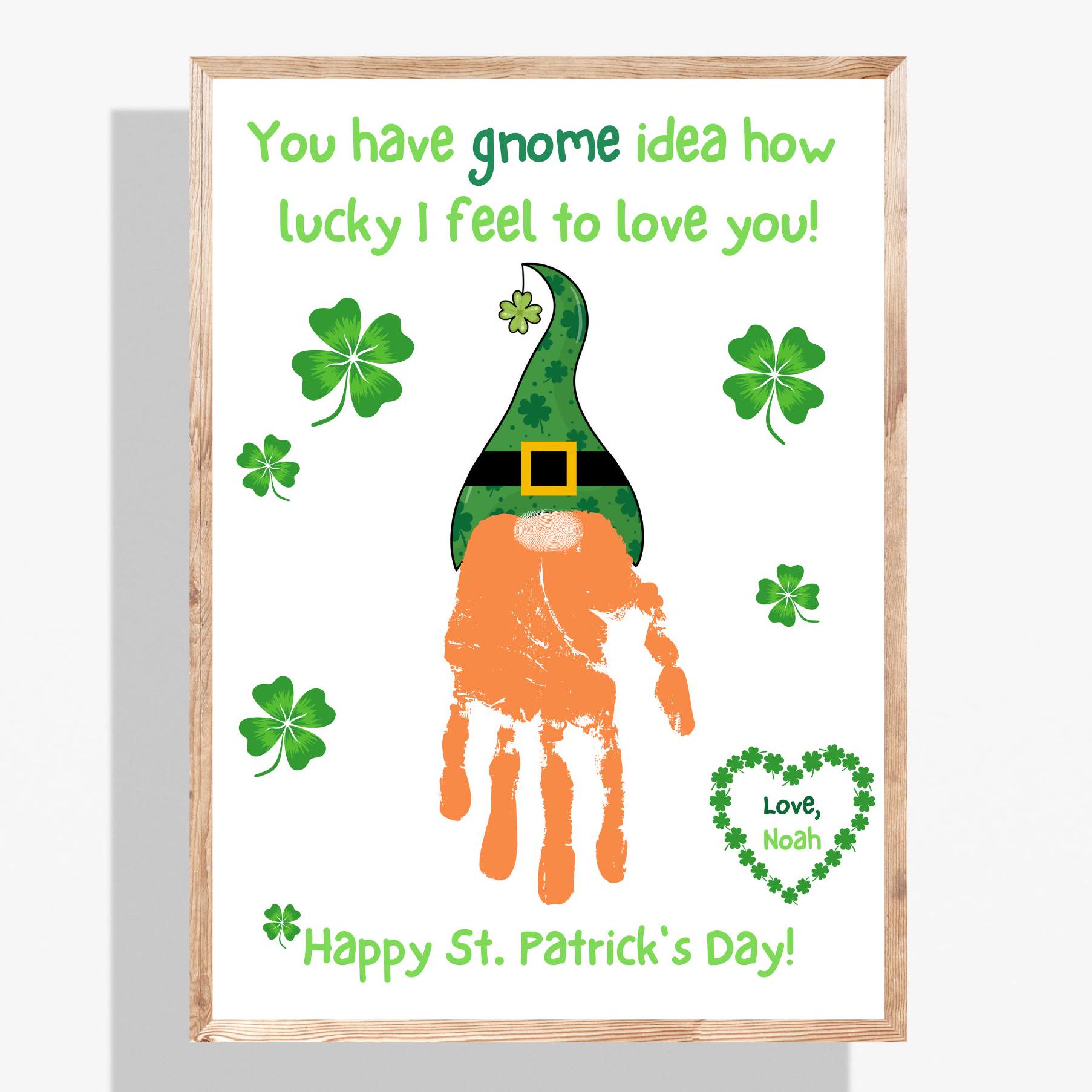42 Adorable Gnome Crafts for Kids They Can't Help But Love! 12 Leprechaun St. Patrick's Day Printable, St. Patricks Day Handprint…