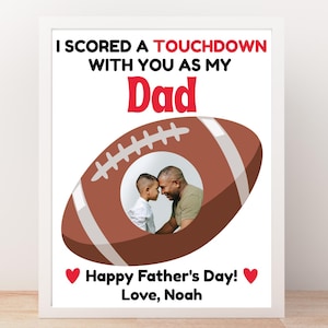 Vaderdag knutselen, afdrukbaar vaderdag, vaderdagcadeau van kinderen, vaderdagcadeau, vaderdagfoto, fotocadeau Vaderdag voetbal