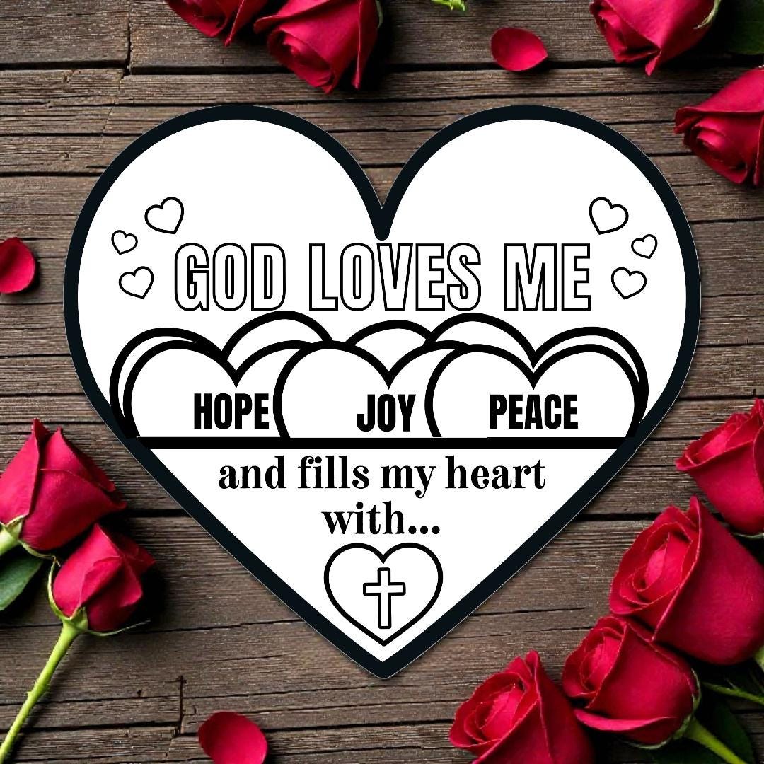 Valentine's Day Bible Craft Sunday School Lesson Valentines Activity ...