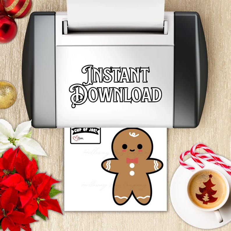 Christmas Tags, Christmas Gift Card Holder, Coffee Gift Card Holder, DIY Gifts, Editable Tags, Staff Teacher Gift Card, Christmas Printables image 9