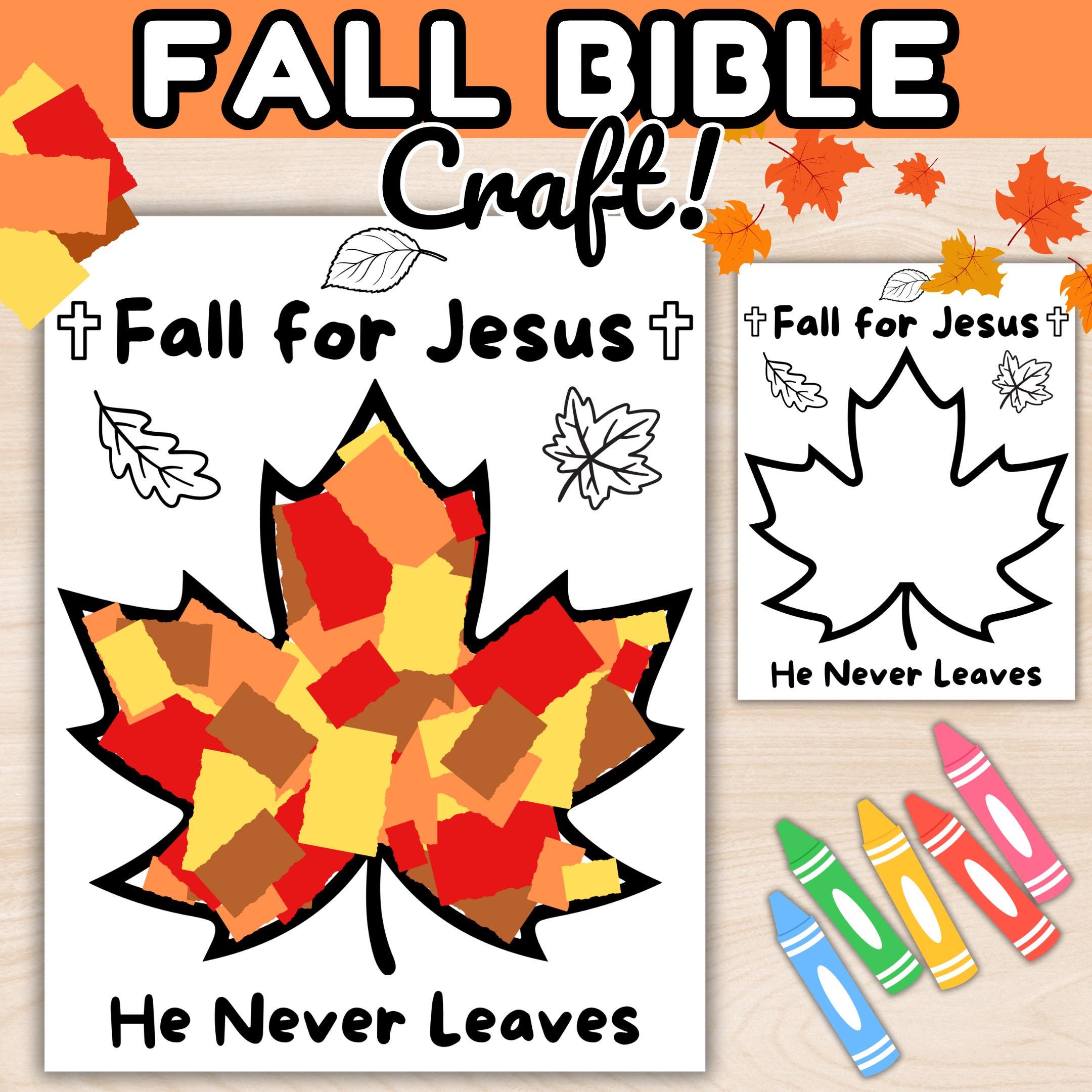 Sunday School Fall Crafts for Kids, Thanksgiving Printables Jesus Never ...