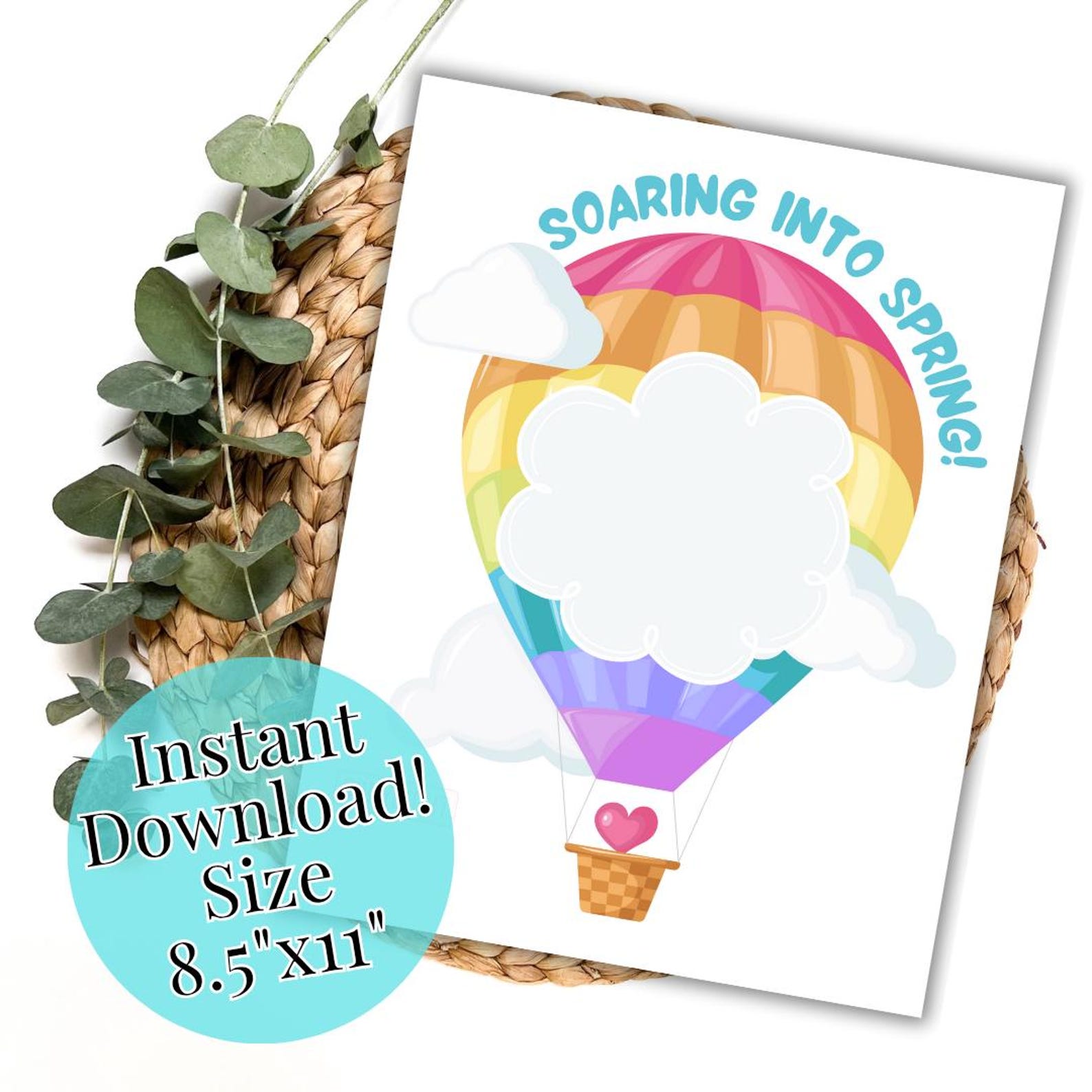 Soaring Into Spring Handprint Craft, Spring Handprint Art, Spring ...