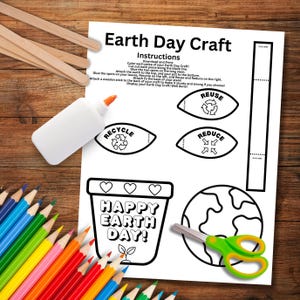 Earth Day Crafts, Earth Day Crafts for Kids, Earth Day Activity, Earth ...