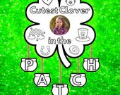 St. Patricks Day Crafts, St. Patricks Day Printables, Kids Toddler Crafts, School Preschool Daycare Craft, St Patrick Craft Activity