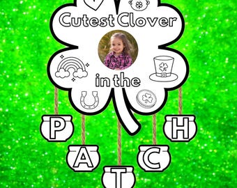 St. Patricks Day Crafts, St. Patricks Day Printables, Kids Toddler Crafts, School Preschool Daycare Craft, St Patrick Craft Activity