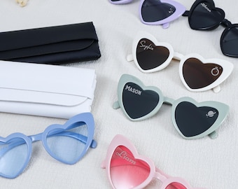 Personalized Sunglasses Custom Heart Wedding Sunglasses Birthday Party Sunglasses Bridal Party Favors Bridesmaids Sunglasses Gifts for her