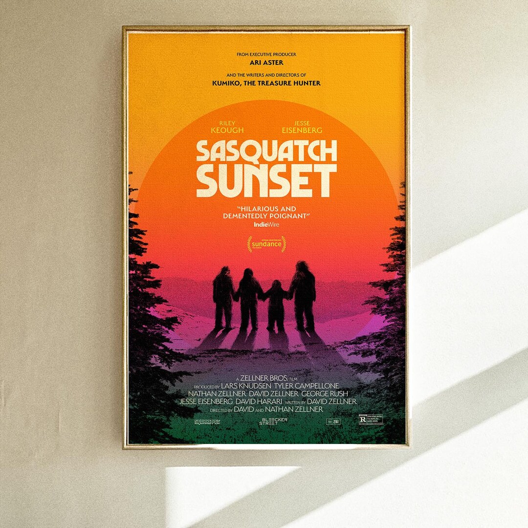 映画　B1ポスター　サスカッチ・サンセット サスカッチ・サンセット（2024）ポスター 映画ポスター ウォール