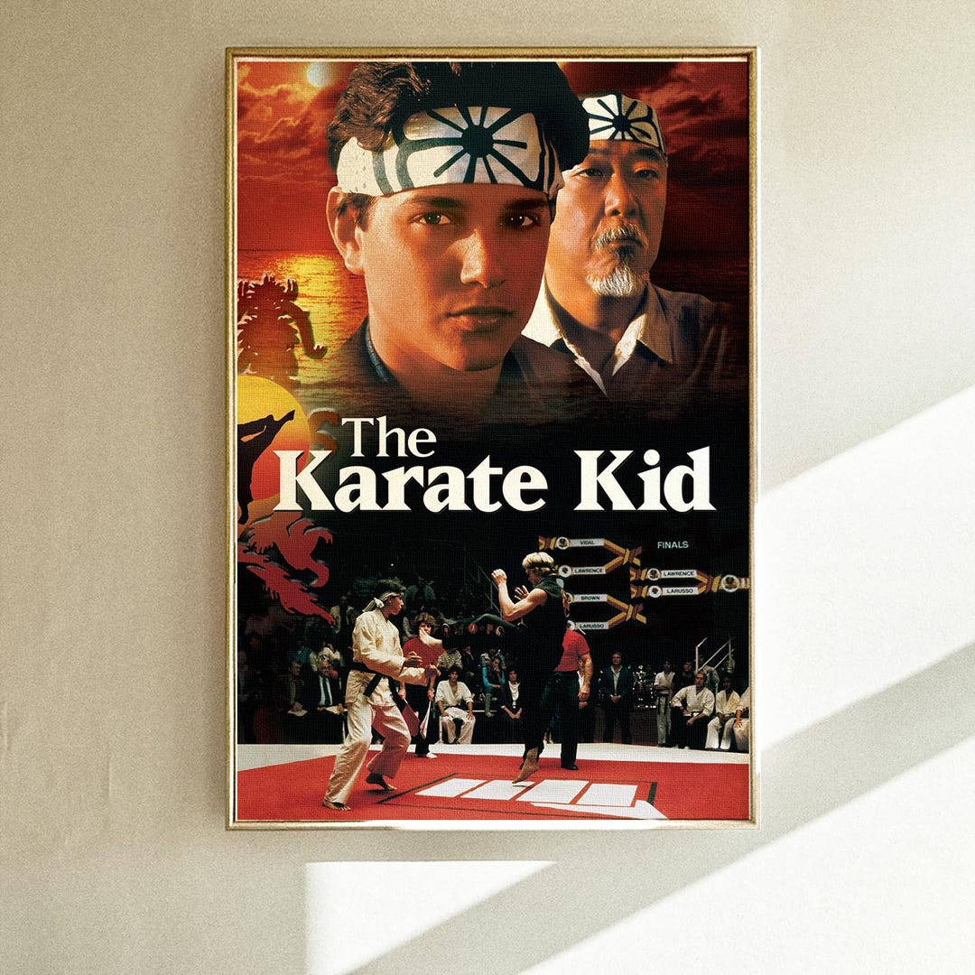 The Karate Kid (1984) Poster | Movie Poster | Home Decor | Wall Art