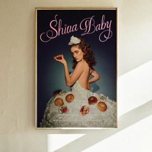 Shiva Baby (2021) Poster Filmplakat Wandkunst Raumdekor personalisiertes Geschenk Film Sammlerstücke gewickelt Leinwandrahmen