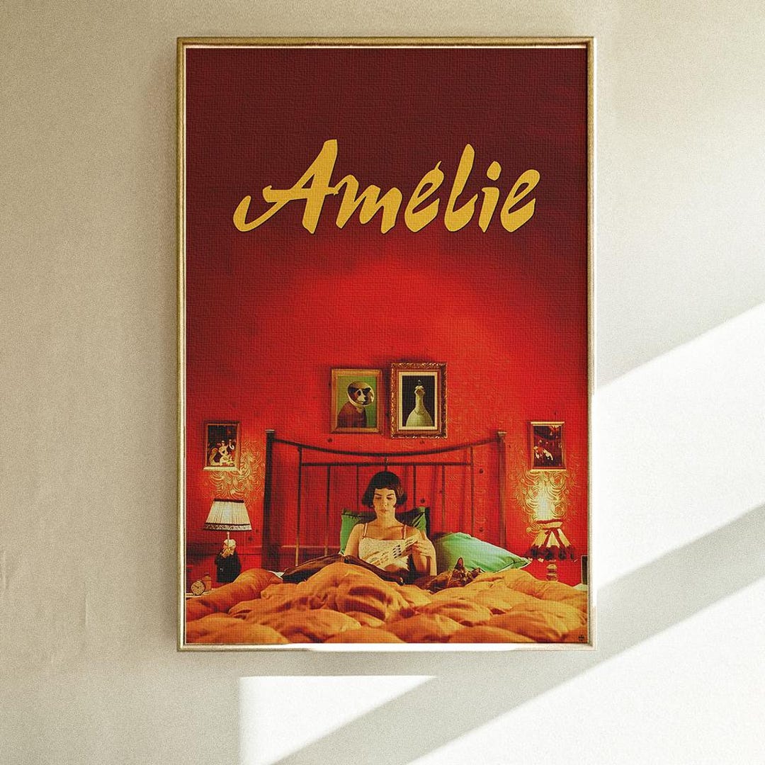 Amelie Poster 30x45cm - Vintage Wandkunst Für Wohnzimmer & Schlafzimmer