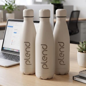 YOUR LOGO Personalised logo thermal water bottle for business or sports laser engraved or UV printed image 1