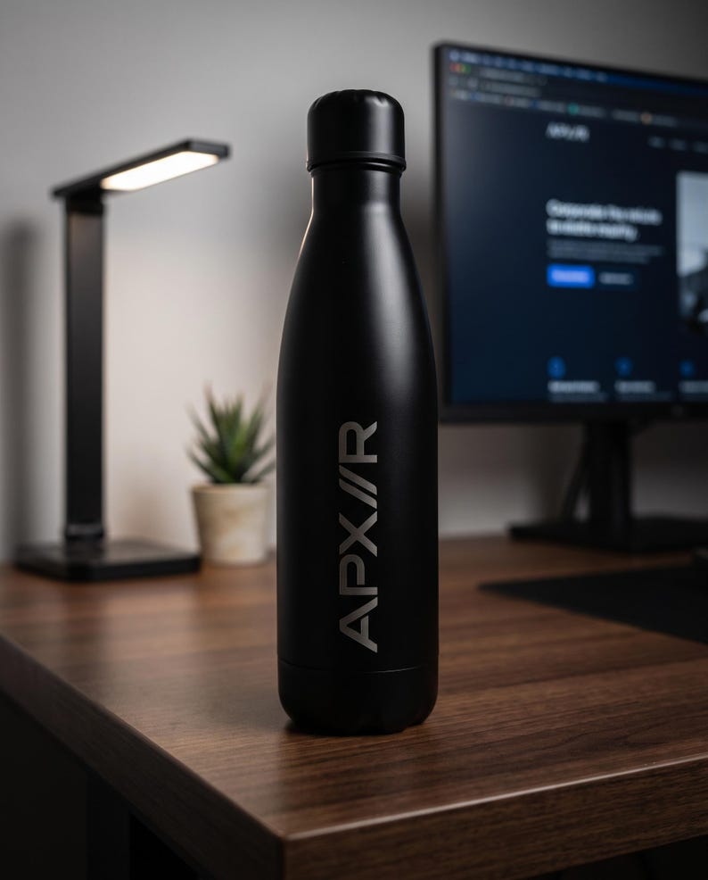 YOUR LOGO Personalised logo thermal water bottle for business or sports laser engraved or UV printed image 5