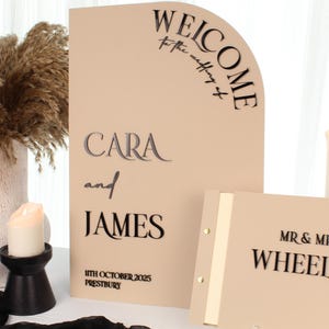 Wedding Welcome Sign, FULL ACRYLIC, Wedding signs, Welcome sign, acrylic wedding sign, Personalised , Wedding Sign, Wedding decor, wedding