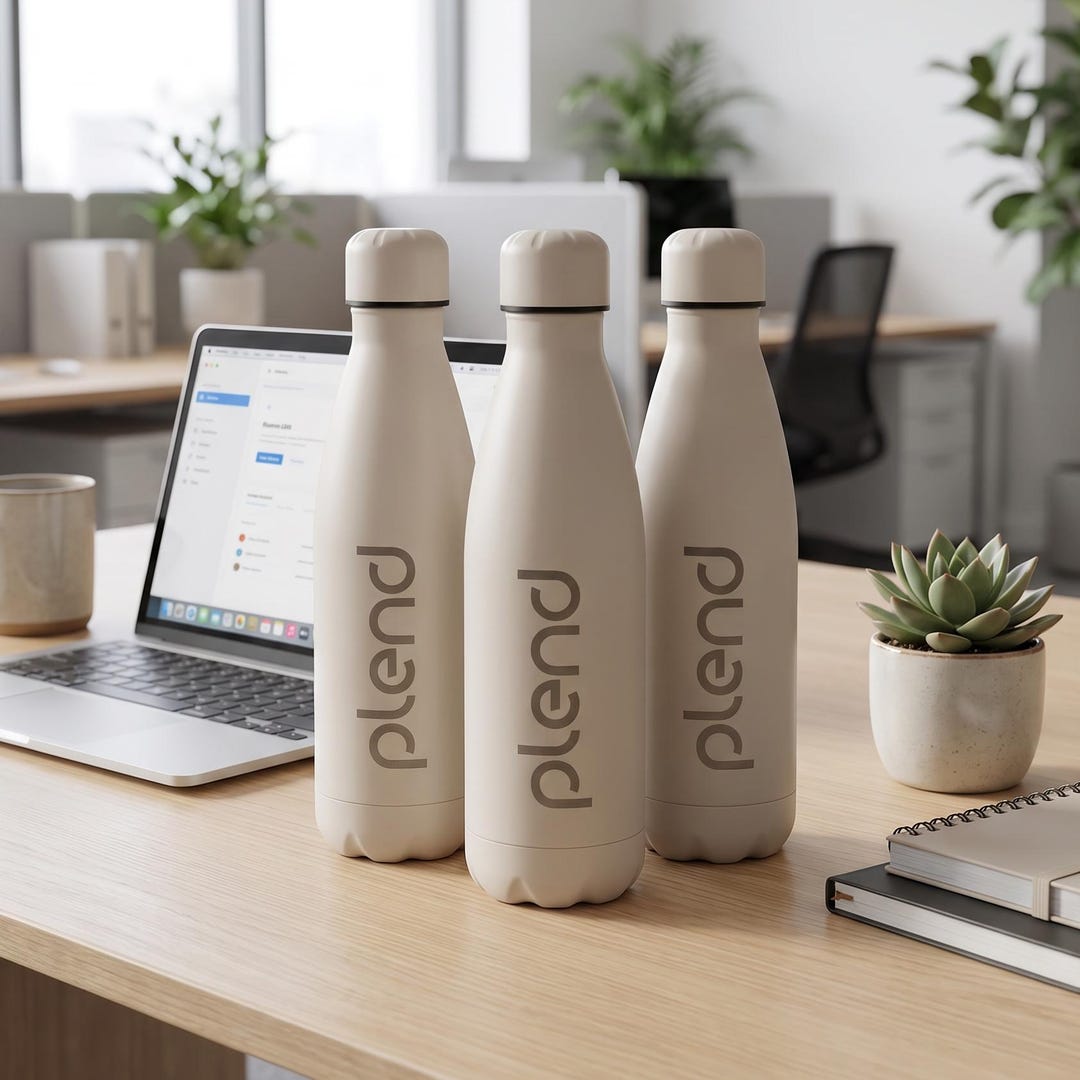 YOUR LOGO Personalised logo thermal water bottle for business or sports laser engraved or 