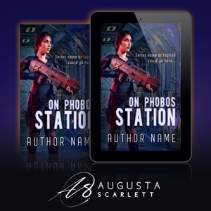 Premade Book Cover | Science Fiction Action Ebook | Customizable Design for Authors & Publishers
