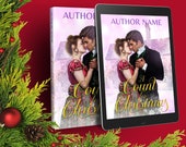Premade Ebook Cover: Regency Christmas Holiday Winter Romance. Customizable. NO AI