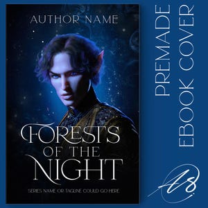 Premade Book Cover | Romantasy & Dark Romance | Fairy Tale | Elf | Fantasy | Ethereal Atmospheric Design