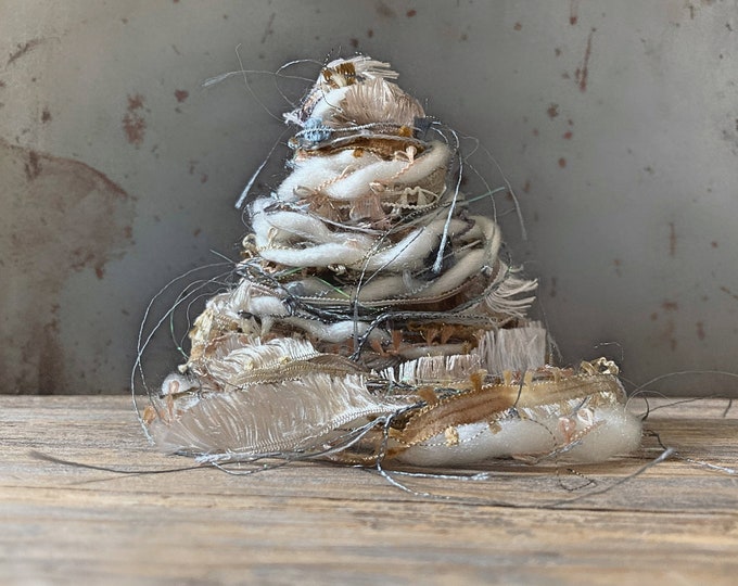 Gypsy Moth Fiber Effects™ Art Yarn Bundle 6x2 12yd . Cream Etsy