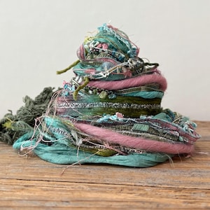 beginnings fiber effects™ 21yd art yarn bundle . fringe dreamcatcher yarn pack mini weaving craft kit