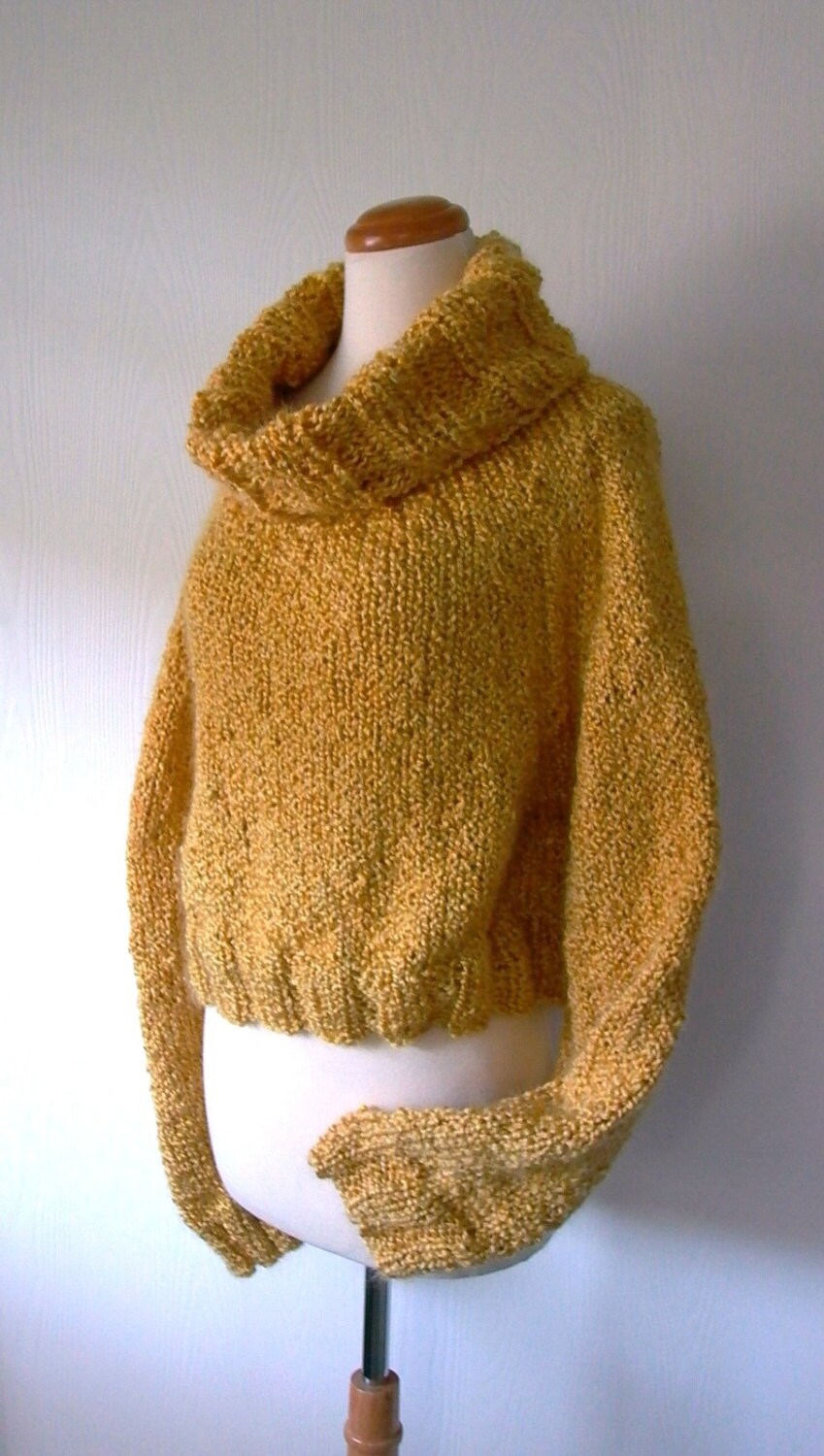 Easy Like Sunday. Oversized Sweater Knitting Pattern . Cropped Sweater ...